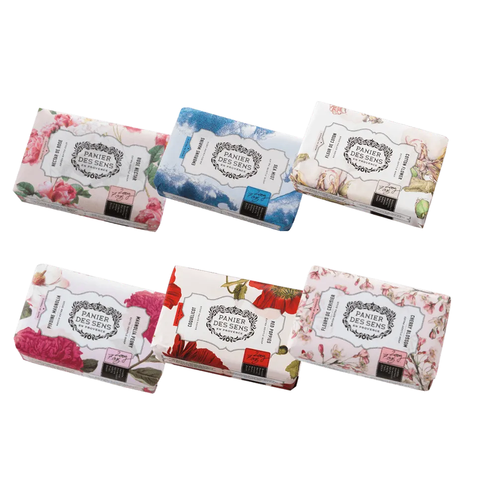 panier-des-sens-lot-6-savons-solides-extra-doux-karit-6x200g image 1