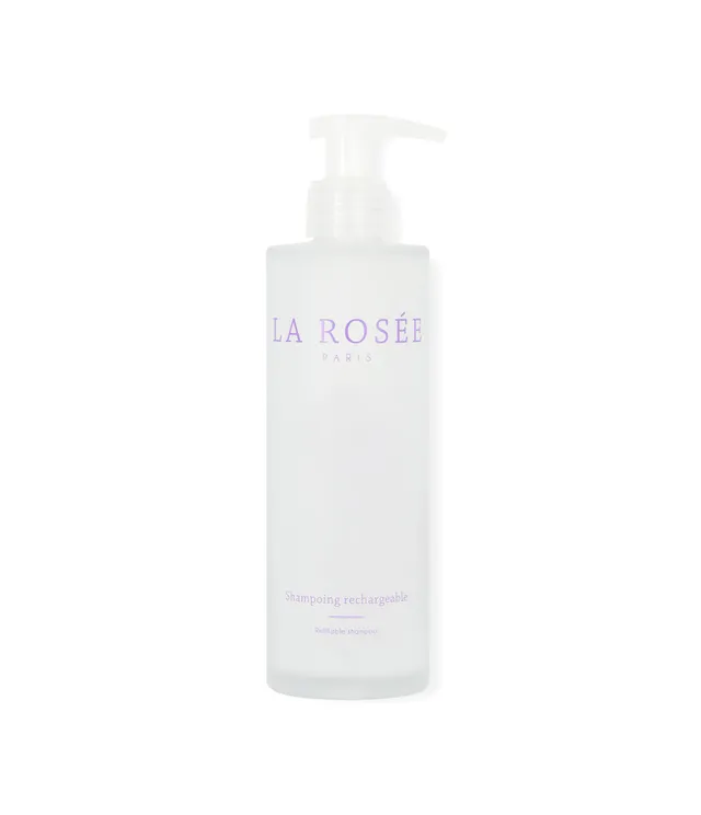 la-ros-e-flacon-de-shampoing-en-verre-rechargeable image 1