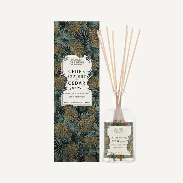 panier-des-sens-diffuseur-parfum-d-ambiance-c-dre-sauvage-240ml image 1