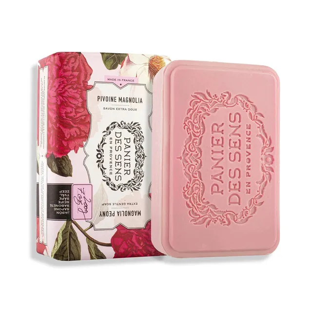panier-des-sens-savon-solide-extra-doux-pivoine-magnolia-200g image 1