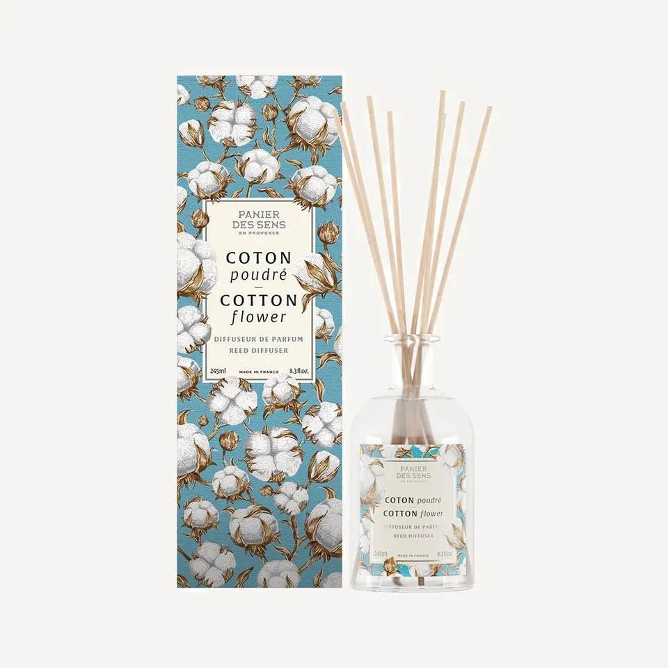 panier-des-sens-diffuseur-parfum-d-ambiance-coton-poudr-240ml image 1