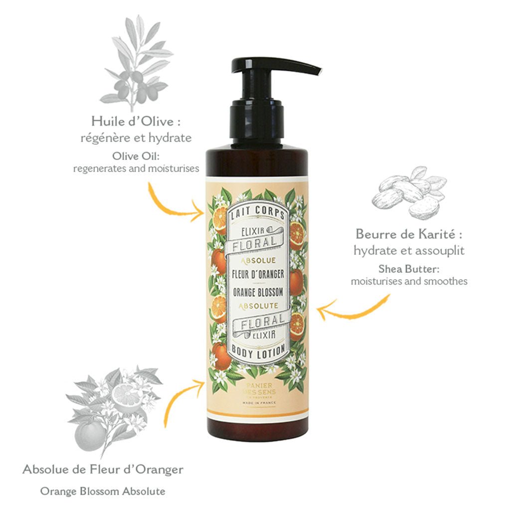 panier-des-sens-lait-pour-le-corps-fleur-d-oranger-250ml image 2