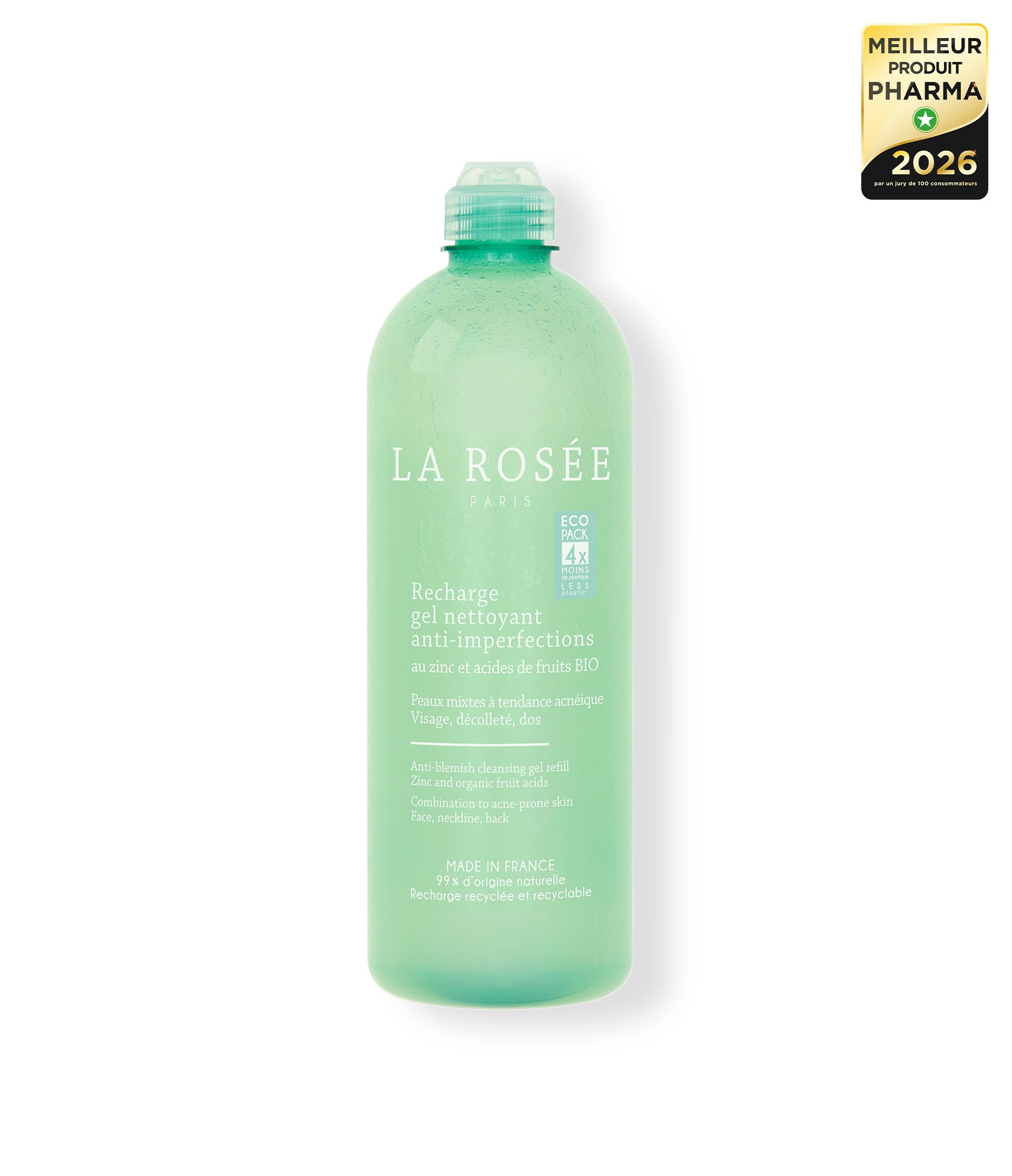 la-ros-e-recharge-gel-nettoyant-anti-imperfections-zinc image 1