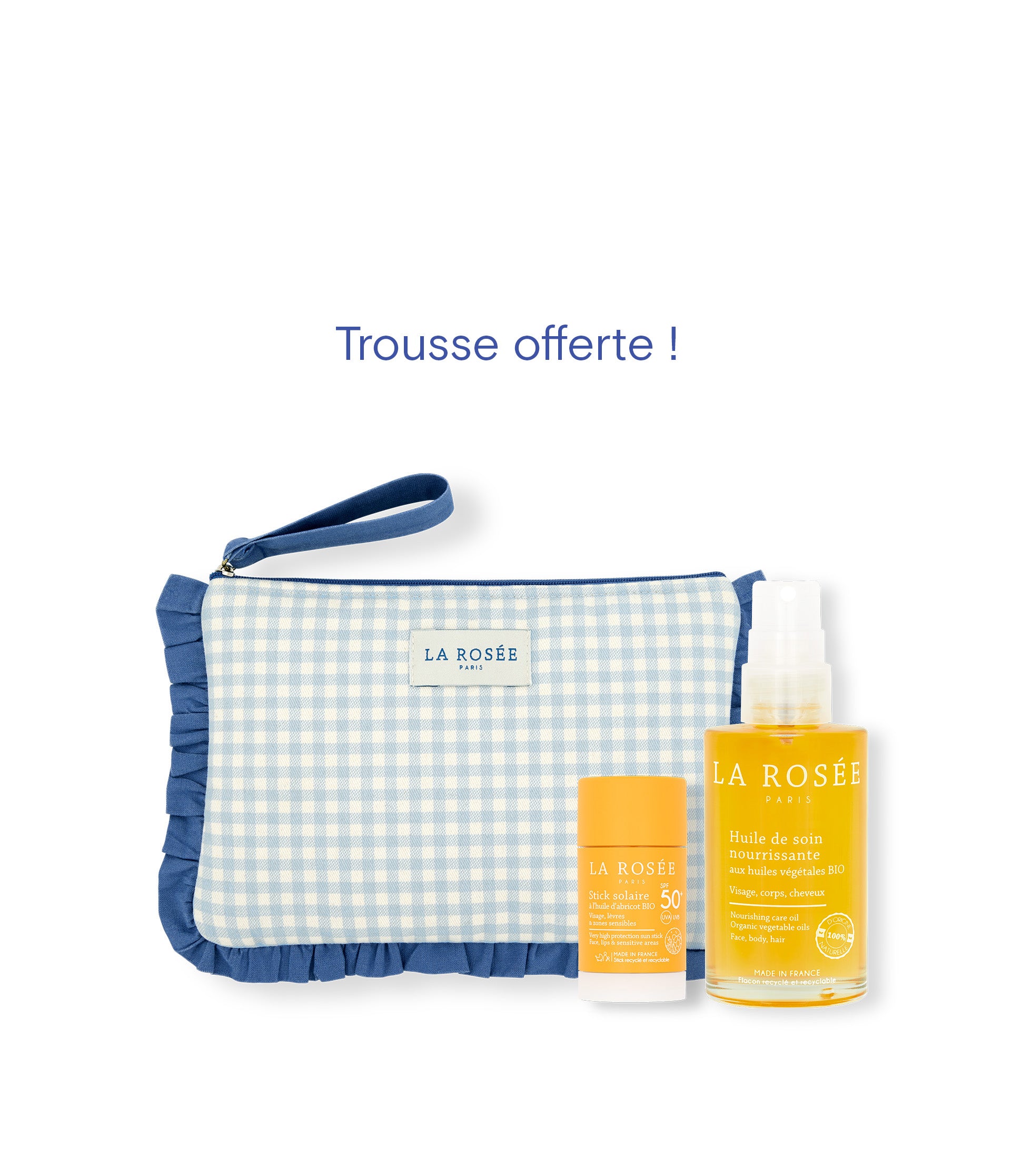 la-ros-e-trousse-soins-d-t-stick-solaire-spf-50-huile-nourrissante image 1