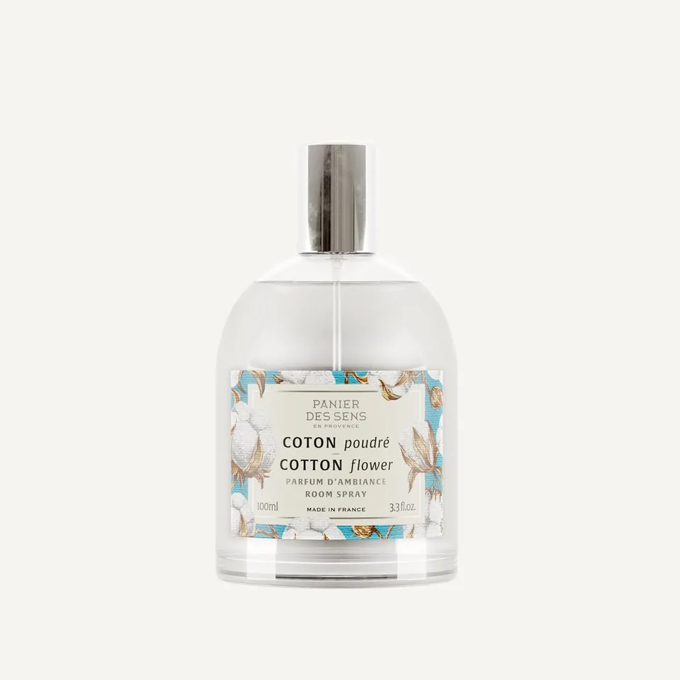 panier-des-sens-parfum-d-ambiance-coton-poudr-100-ml image 1