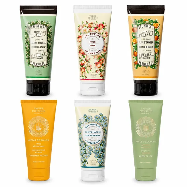 panier-des-sens-pack-de-6-gels-douche-multi-senteurs image 1