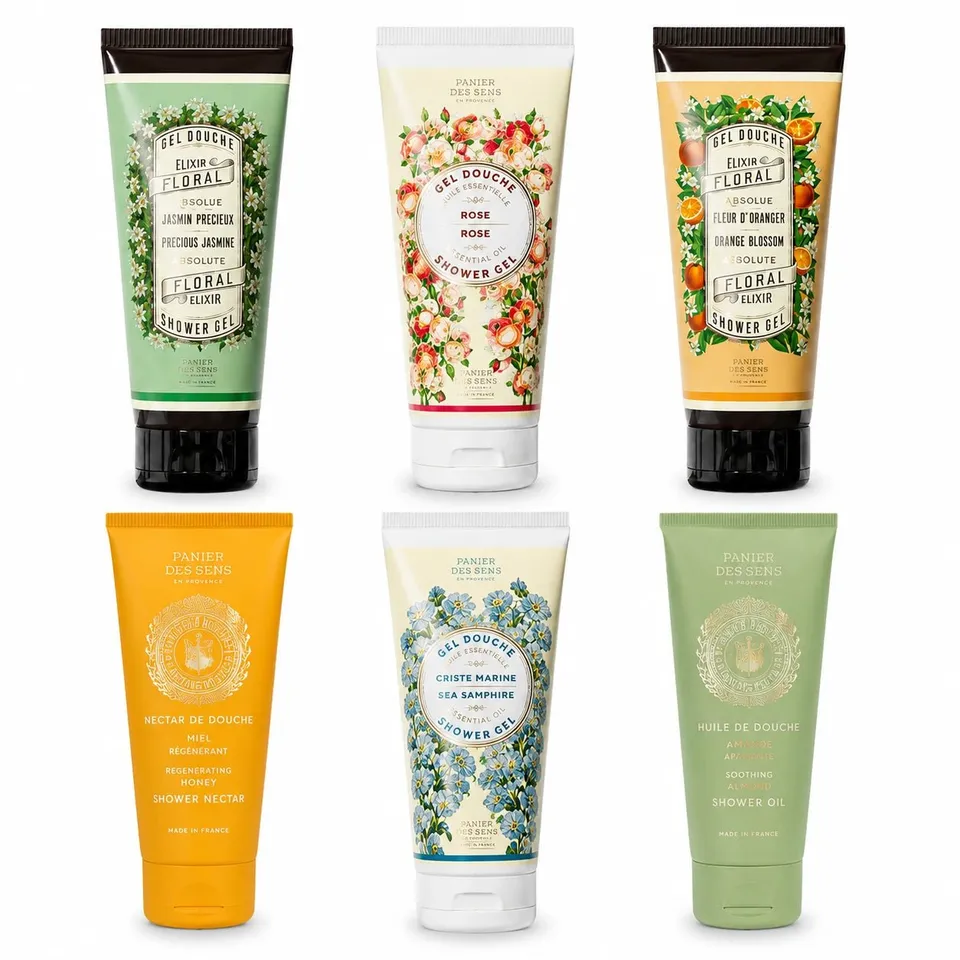panier-des-sens-pack-de-6-gels-douche-multi-senteurs image 1