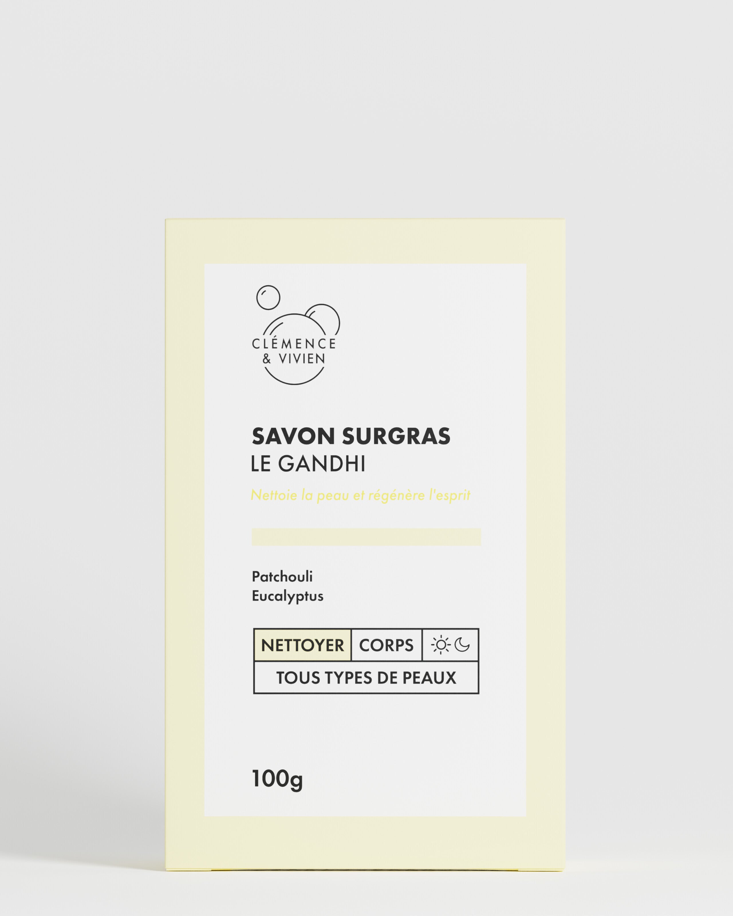 cl-mence-vivien-le-gandhi-savon-froid-visage-et-corps-100g image 1