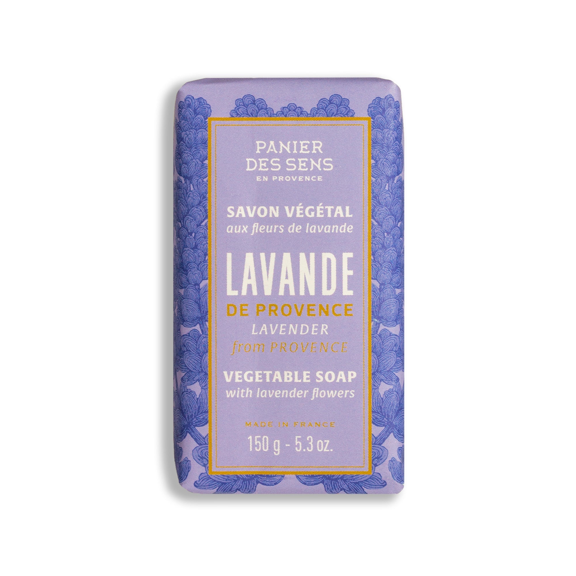 panier-des-sens-savon-solide-naturel-lavande-iconique-150g image 1