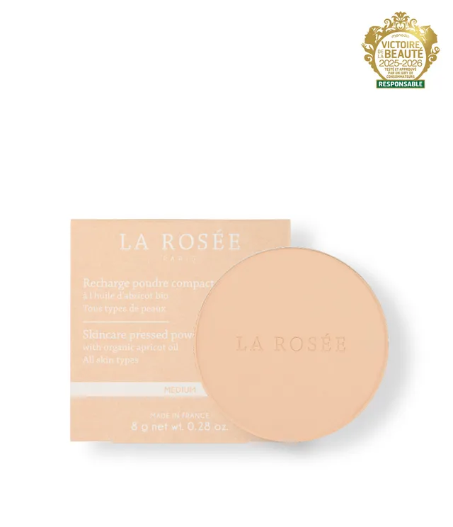 la-ros-e-recharge-poudre-compacte-soin-abricot-bio image 1