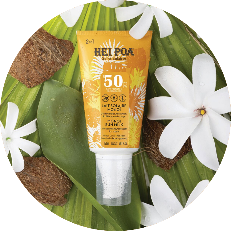 hei-poa-lait-solaire-visage-et-corps-spf50-mono image 1