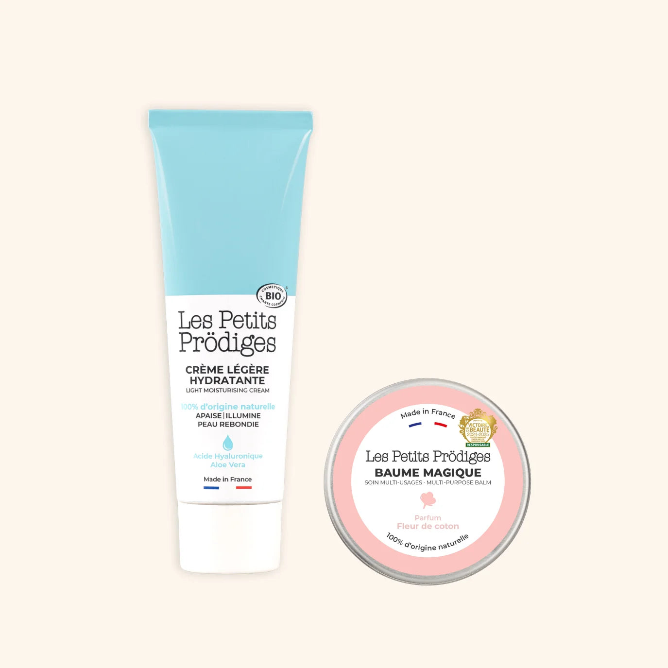 les-petits-pr-diges-le-duo-hydratant-nourrissant-cr-me-universelle-50ml-baume-fl image 1