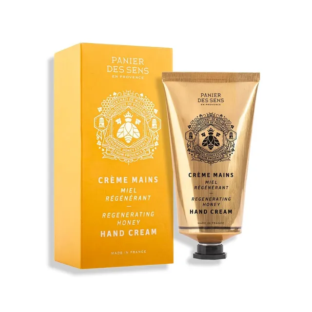 panier-des-sens-cr-me-pour-les-mains-miel-r-g-n-rant-75ml image 1
