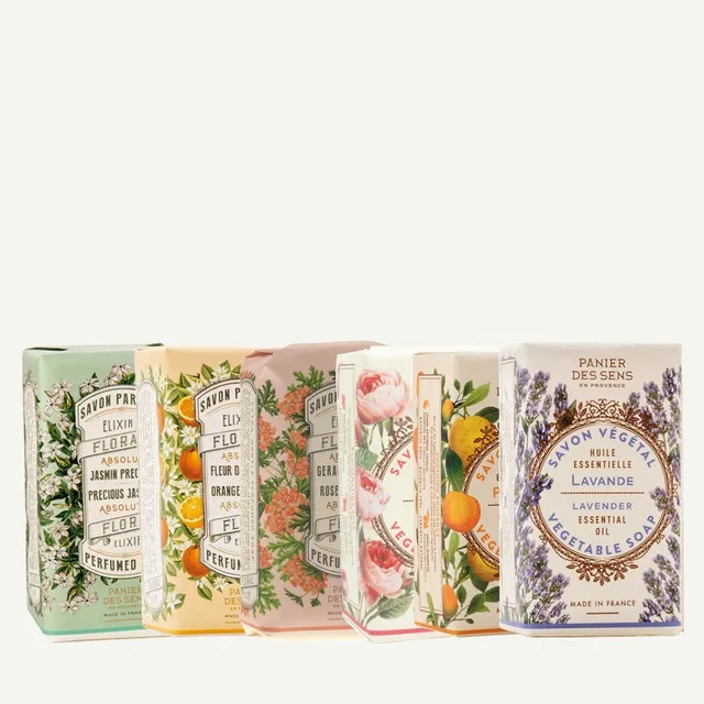 panier-des-sens-pack-6-savons-solides-naturels-6x150g-provence image 1