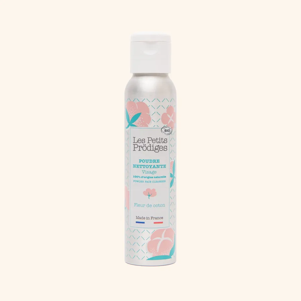 les-petits-pr-diges-la-poudre-nettoyante-visage-fleur-de-coton-mousse-bio-6-ingr image 1