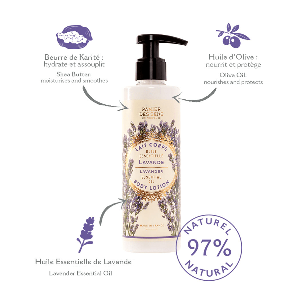 panier-des-sens-lait-pour-le-corps-lavande-apaisante-250ml image 2