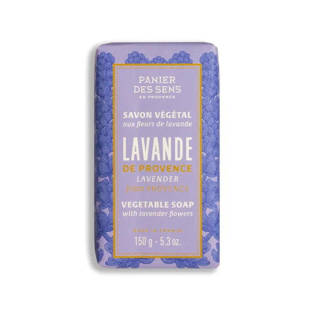 panier-des-sens-savon-solide-naturel-lavande-iconique-150g image 1