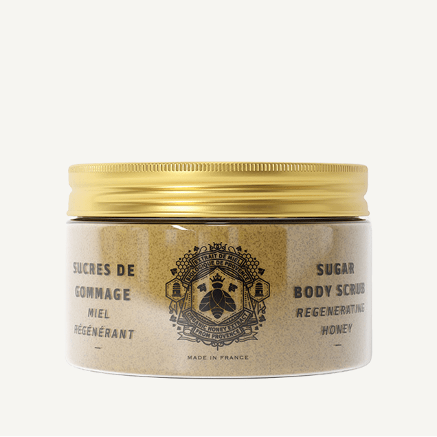 panier-des-sens-miel-r-g-n-rant-sucres-de-gommage-corps-300g image 1