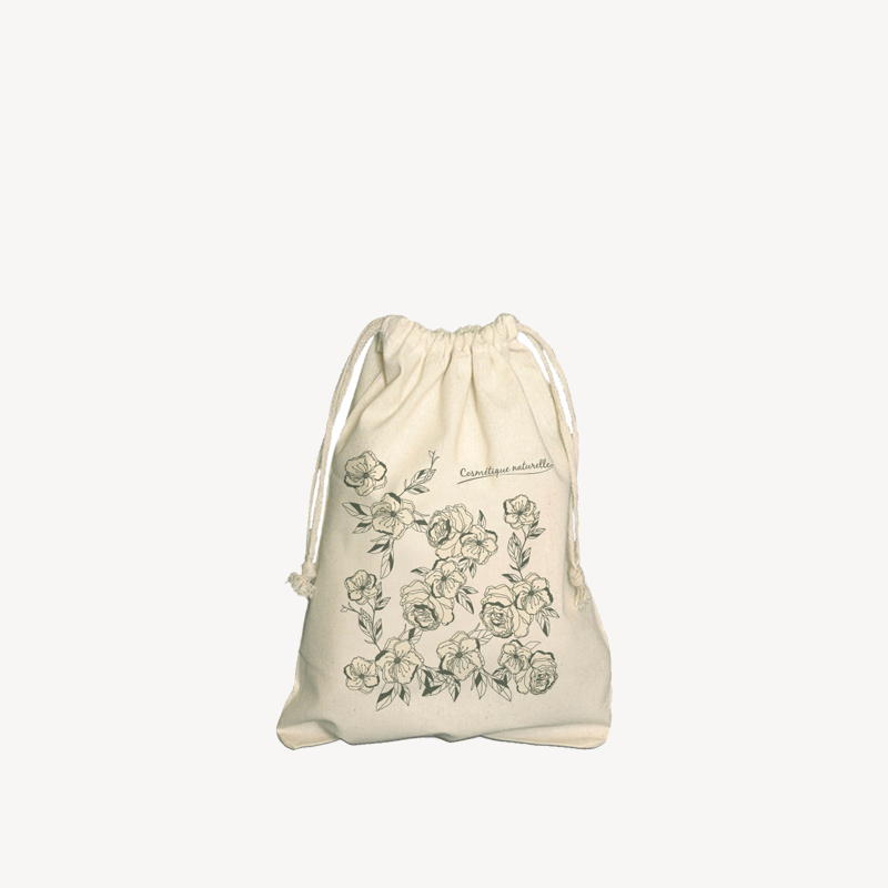 panier-des-sens-pochon-en-coton-r-utilisable-fleuri-cordon image 1