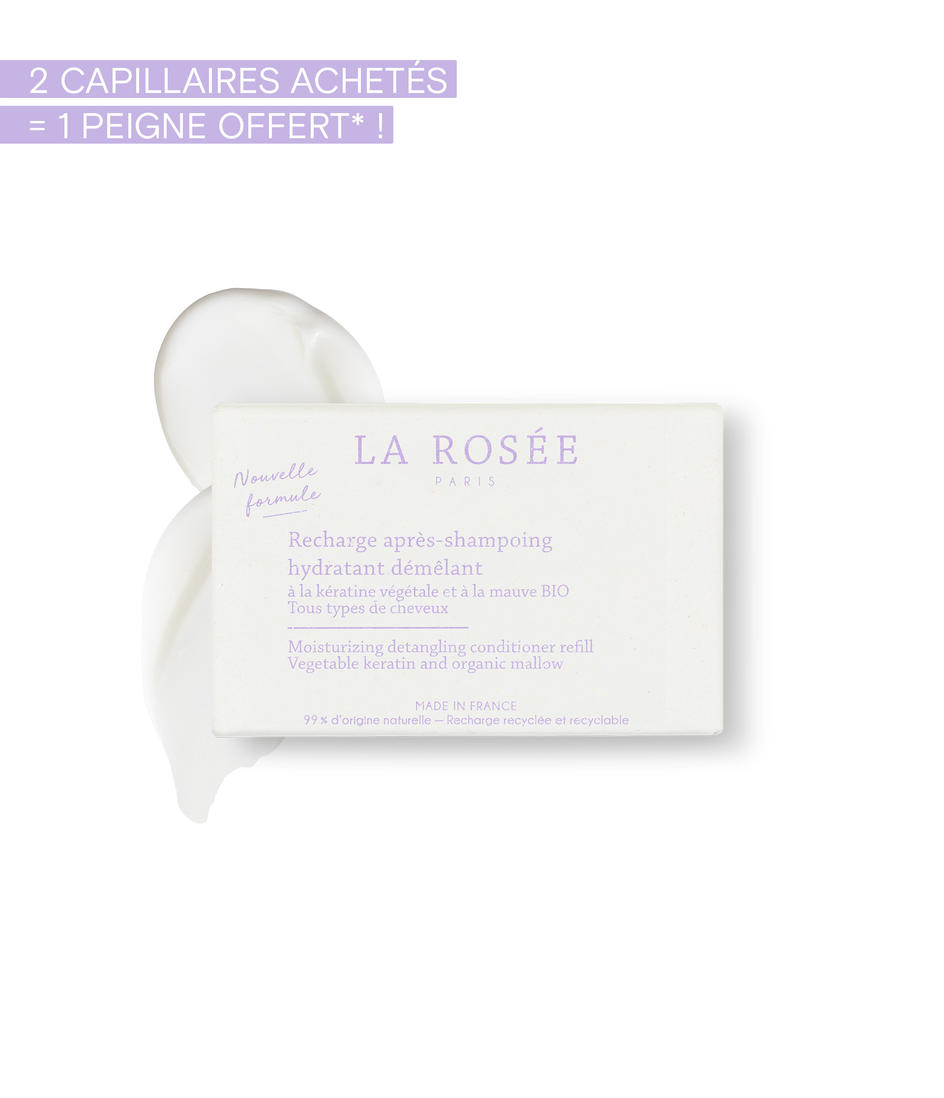 la-ros-e-apr-s-shampoing-hydratant-d-m-lant-naturel image 7