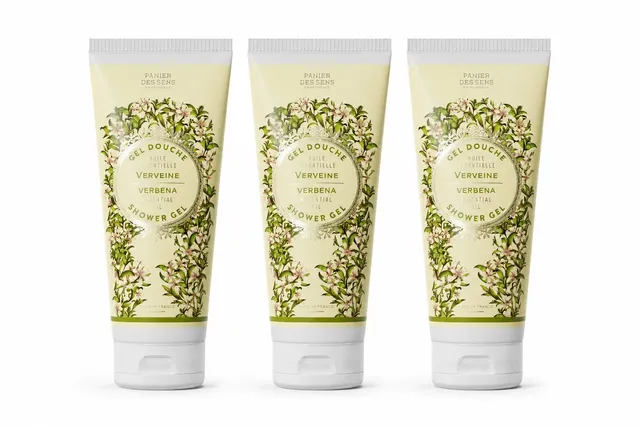 panier-des-sens-lot-de-3-gels-douche-verveine-200ml image 1