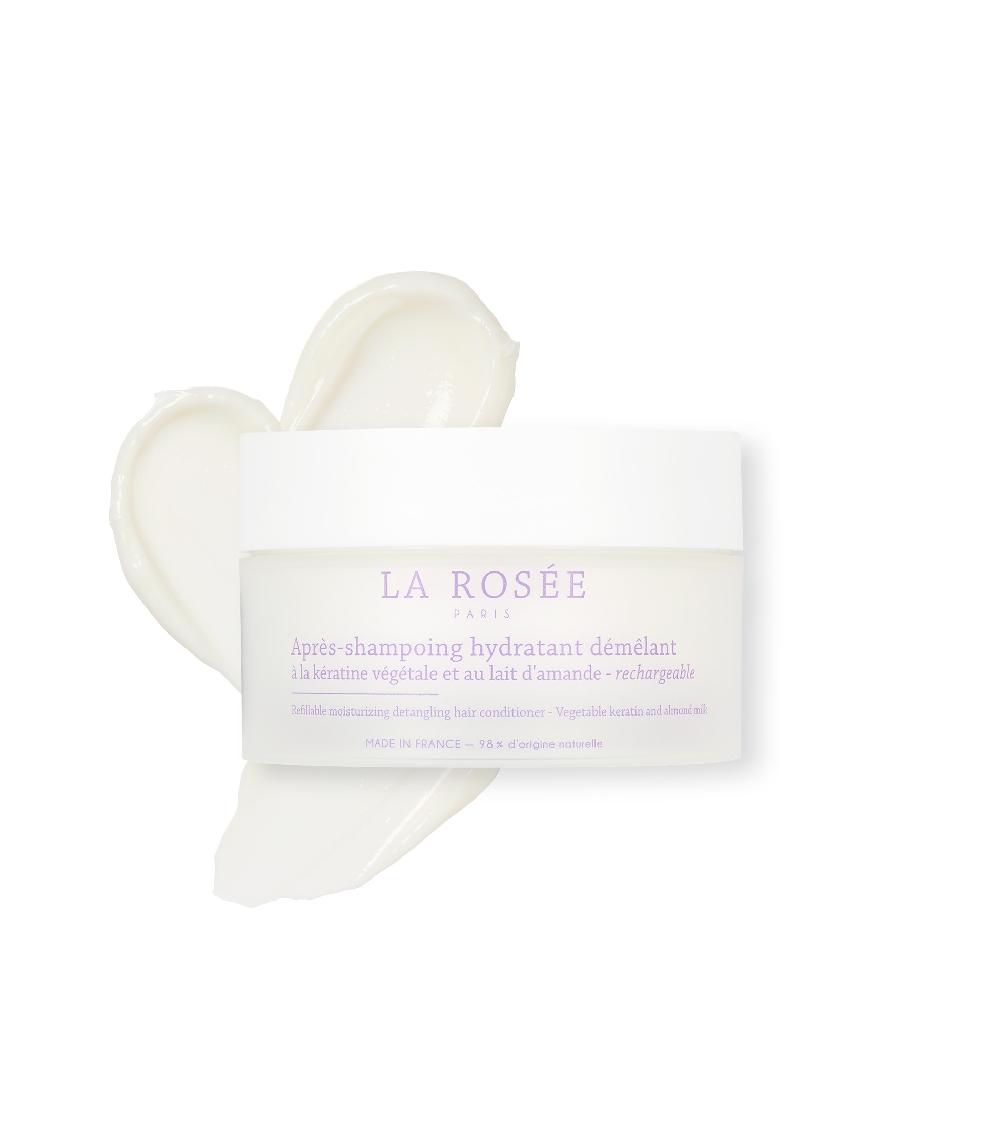 la-ros-e-apr-s-shampoing-hydratant-d-m-lant-naturel image 3