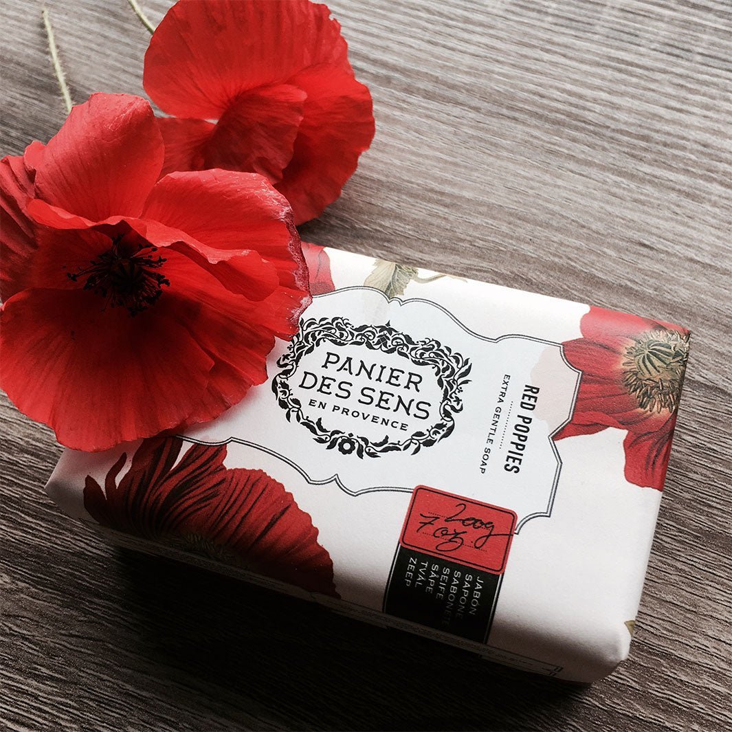 panier-des-sens-savon-solide-extra-doux-coquelicot-200g image 3