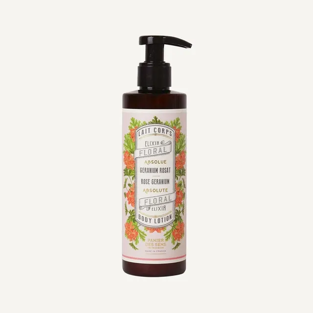 panier-des-sens-lait-pour-le-corps-g-ranium-rosat-250ml image 1