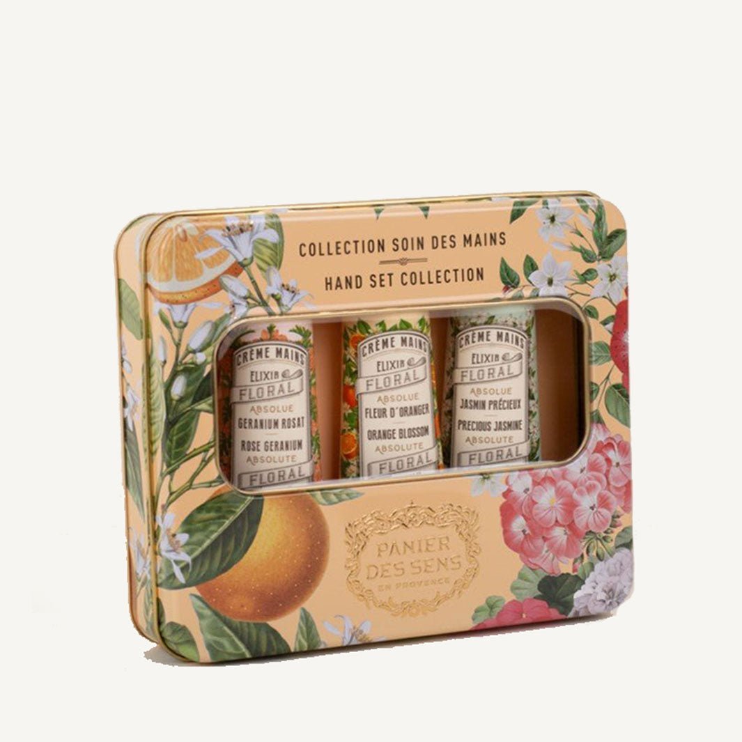 panier-des-sens-coffret-3-cr-mes-mains-absolues-fleur-d-oranger-g-ranium-jasmin- image 1