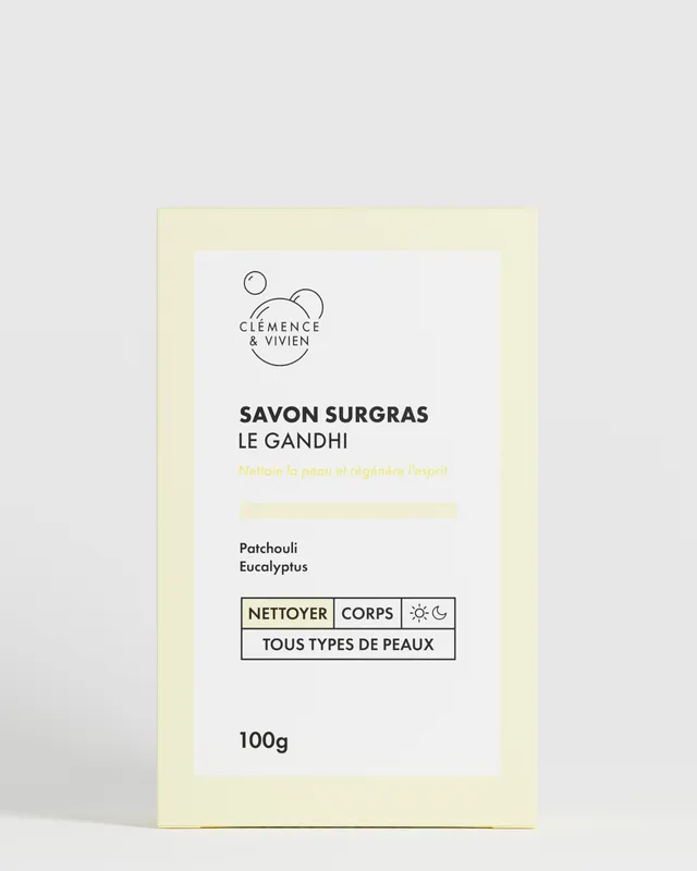 cl-mence-vivien-le-gandhi-savon-froid-visage-et-corps-100g image 1