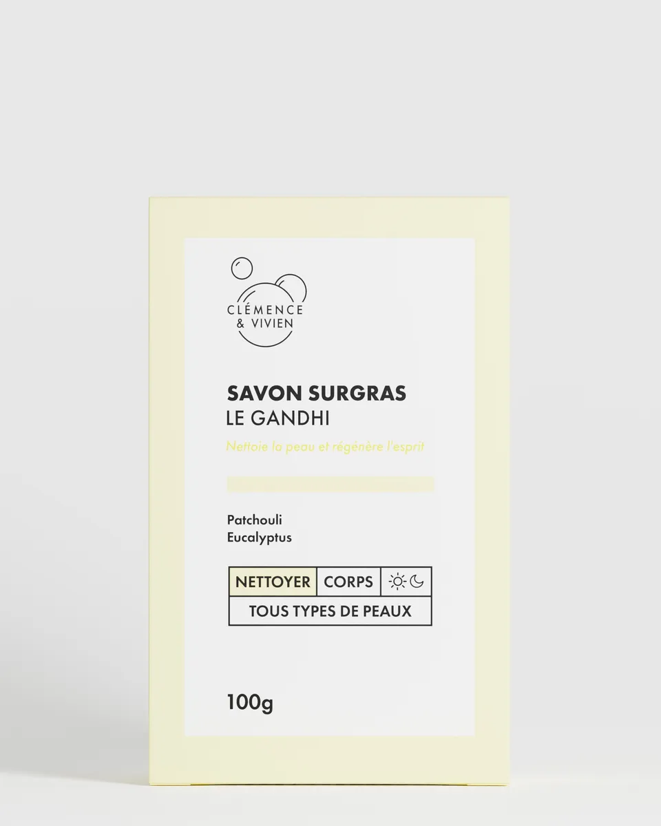 cl-mence-vivien-le-gandhi-savon-froid-visage-et-corps-100g image 1