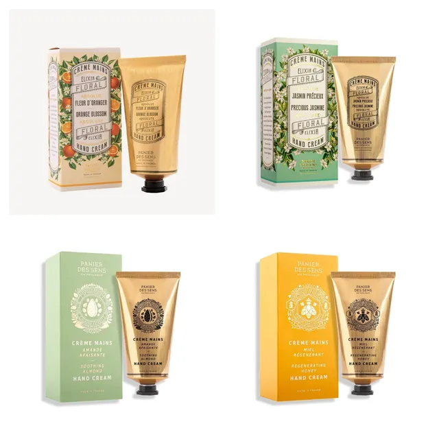 panier-des-sens-pack-4-cr-mes-mains-75ml-multi-senteurs image 1