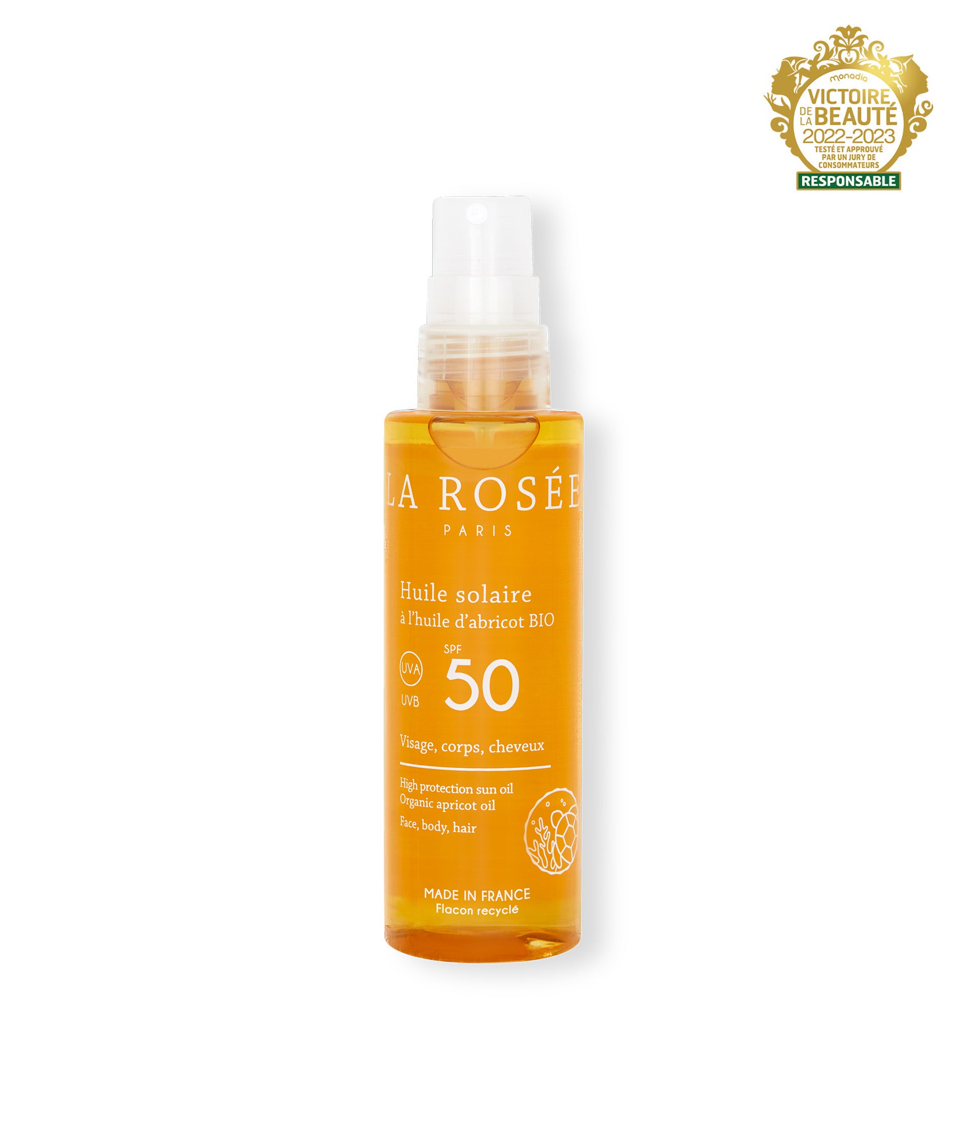 la-ros-e-huile-solaire-spf-50-haute-protection-corps image 1