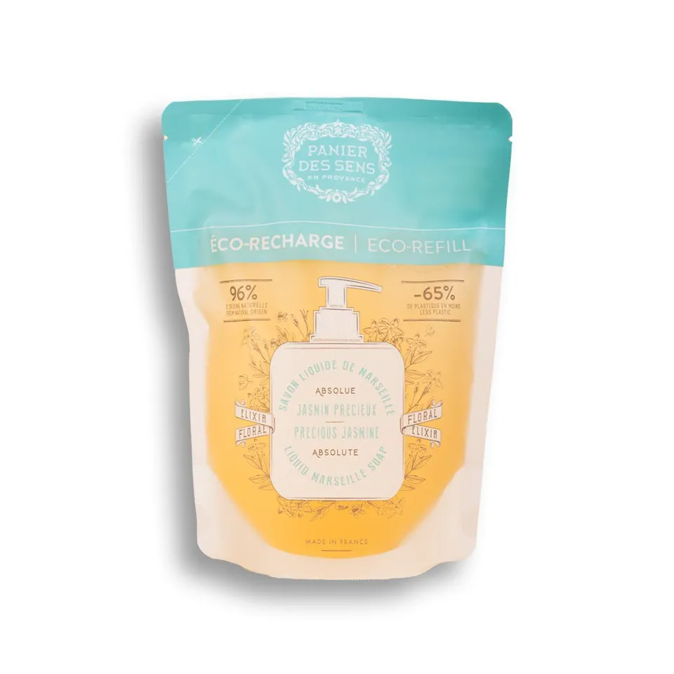 panier-des-sens-recharge-savon-liquide-de-marseille-jasmin-pr-cieux-500ml image 1