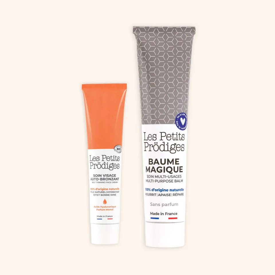 les-petits-pr-diges-le-duo-nourrissant-et-teint-h-l-autobronzant-baume-120ml image 1