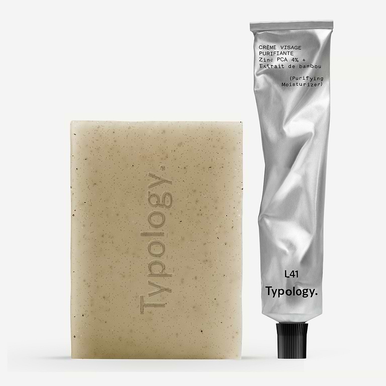 typology-duo-soin-visage-nettoyant-purifiant-peau-nette-anti-imperfections image 2
