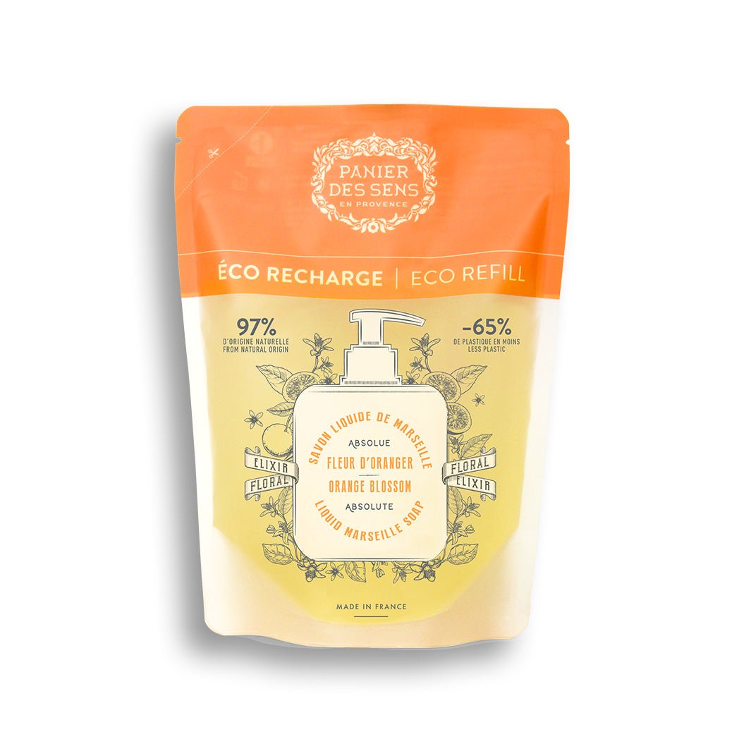 panier-des-sens-recharge-savon-liquide-marseille-fleur-d-oranger-500ml image 1