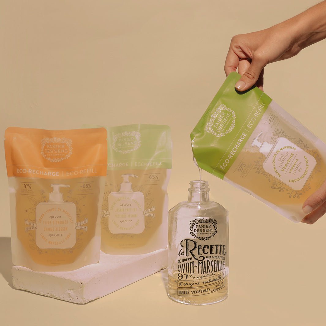 panier-des-sens-recharge-savon-liquide-de-marseille-verveine-500ml image 2