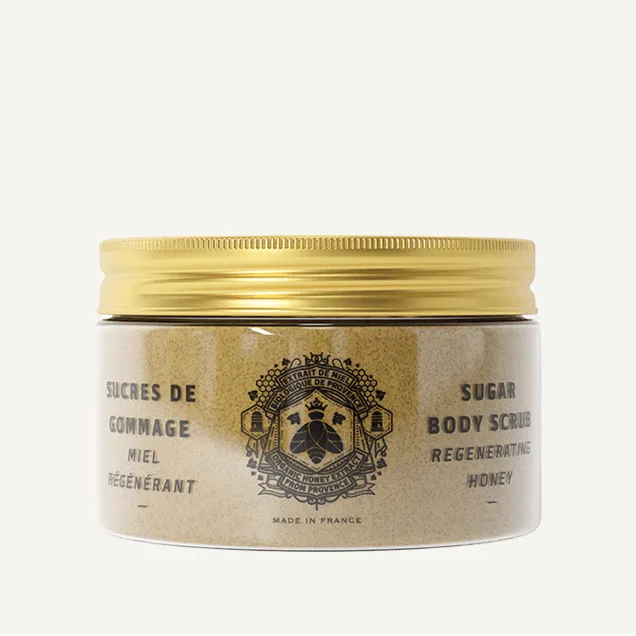 panier-des-sens-miel-r-g-n-rant-sucres-de-gommage-corps-300g image 1