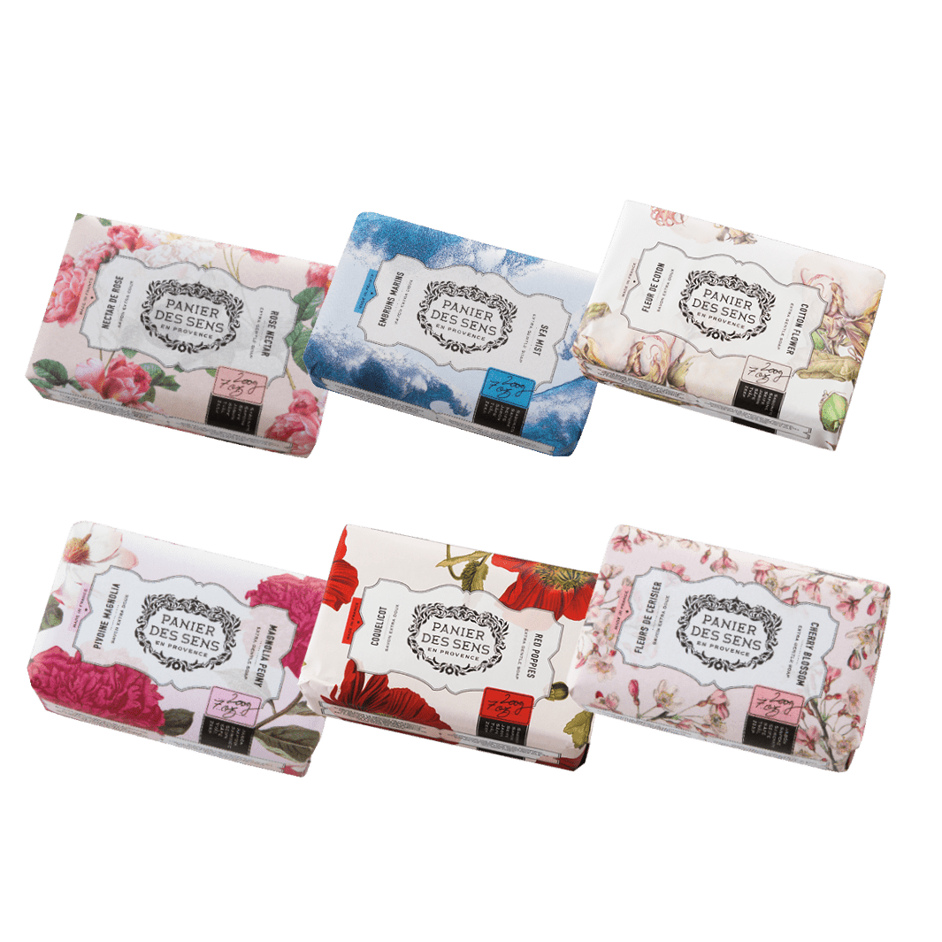panier-des-sens-lot-6-savons-solides-extra-doux-karit-6x200g image 1