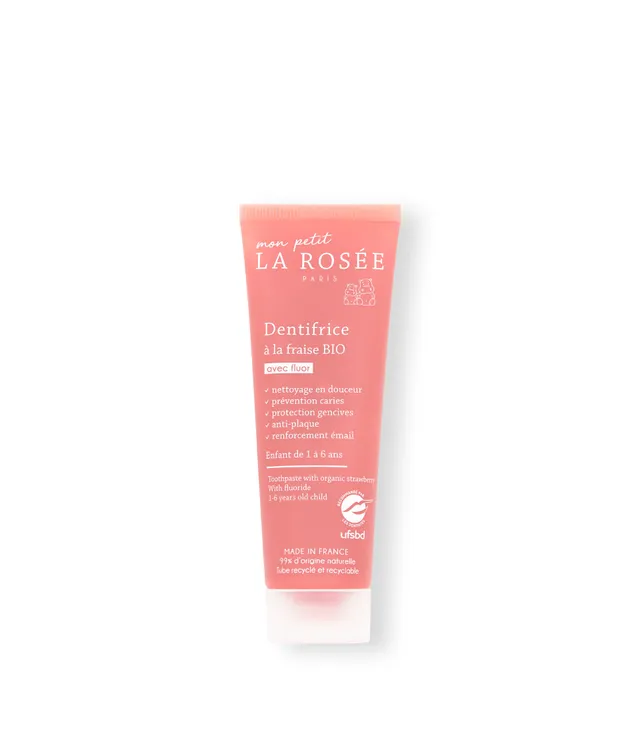 la-ros-e-mon-petit-dentifrice-enfant-et-b-b-fraise-bio-d-s-1-an image 1