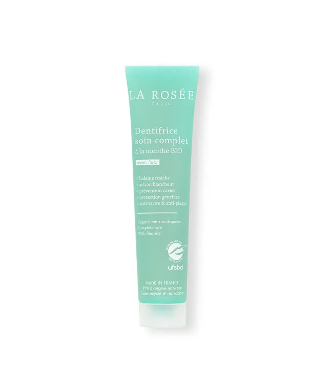 la-ros-e-dentifrice-soin-complet-menthe-bio-1450-ppm-fluor image 1