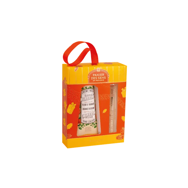 panier-des-sens-coffret-duo-fleur-d-oranger-roll-on-10ml-cr-me-mains-30ml image 1