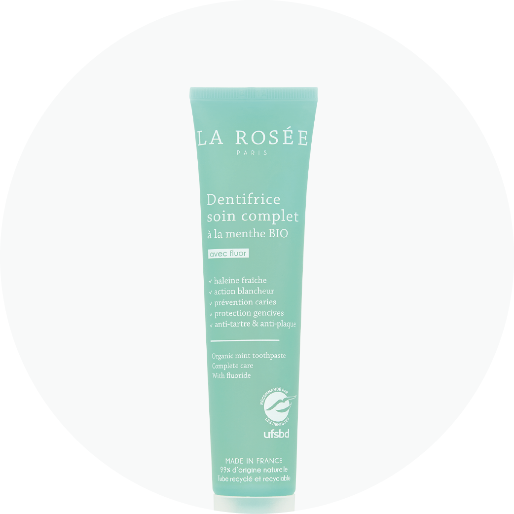 la-ros-e-dentifrice-soin-complet-menthe-bio-1450-ppm-fluor image 3