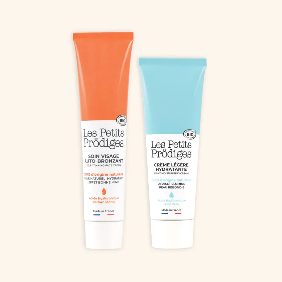 les-petits-pr-diges-le-duo-hydratant-auto-bronzant-cr-me-soin-h-le image 1