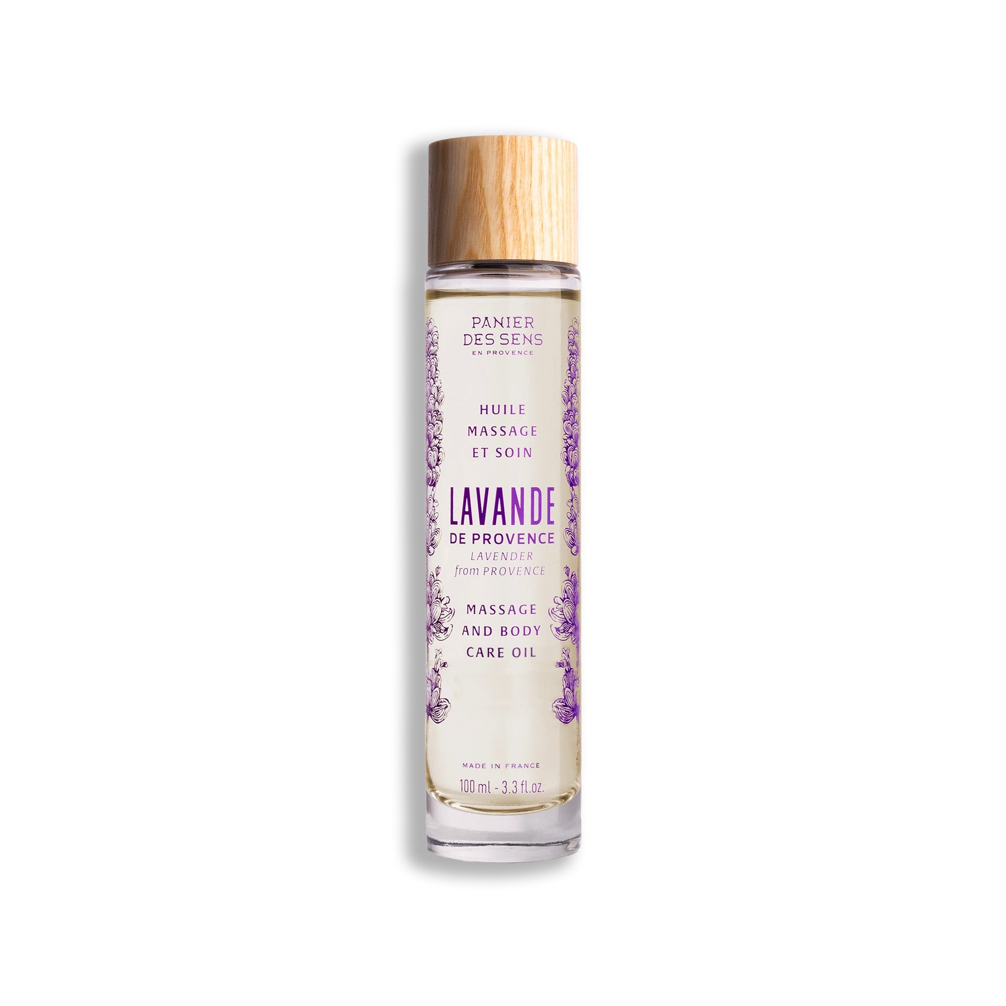 panier-des-sens-lavande-iconique-huile-de-massage-relaxante-100ml image 1