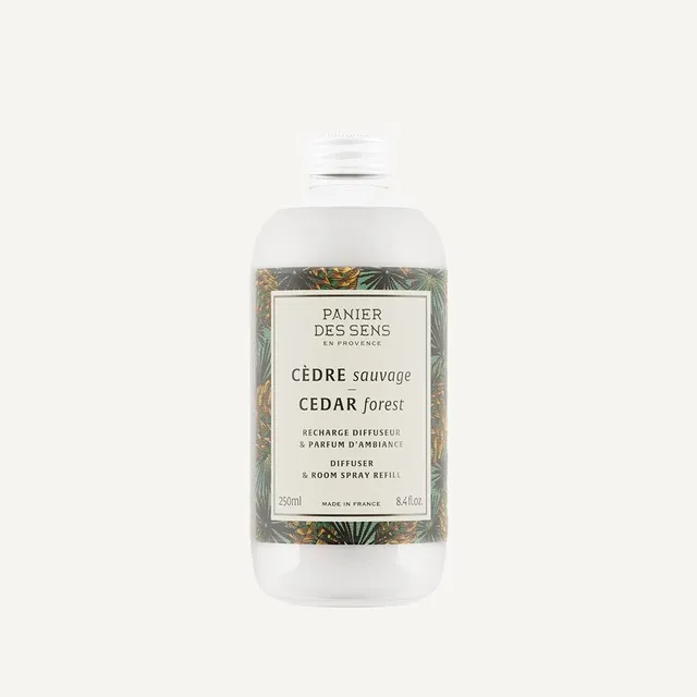panier-des-sens-recharge-diffuseur-c-dre-sauvage-250ml image 1