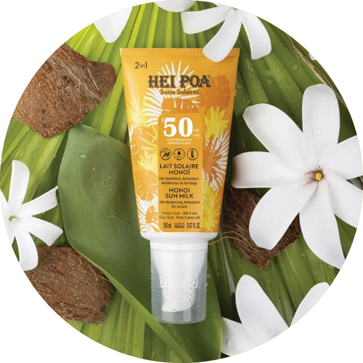 hei-poa-lait-solaire-visage-et-corps-spf50-mono image 1