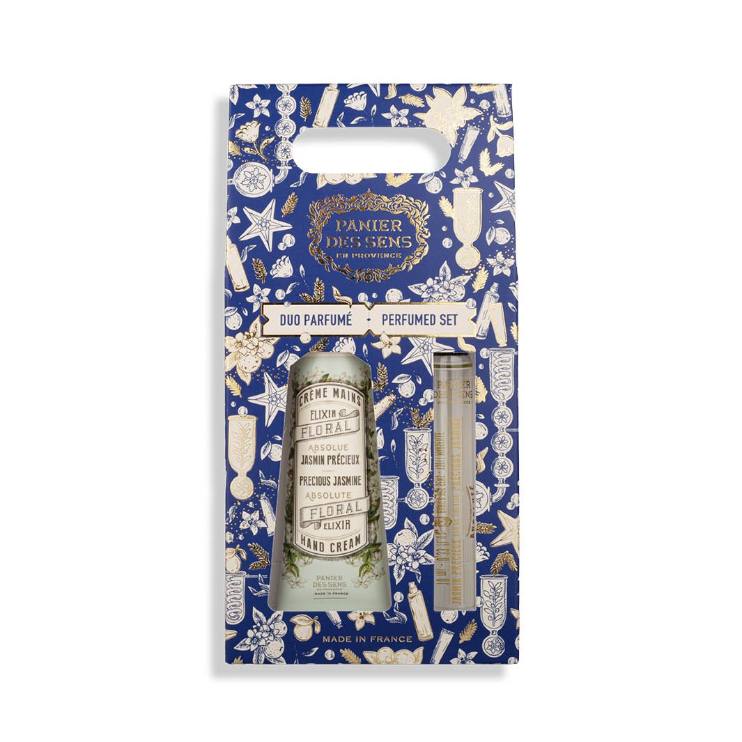 panier-des-sens-coffret-duo-de-no-l-jasmin-pr-cieux-mains-roll-on image 1