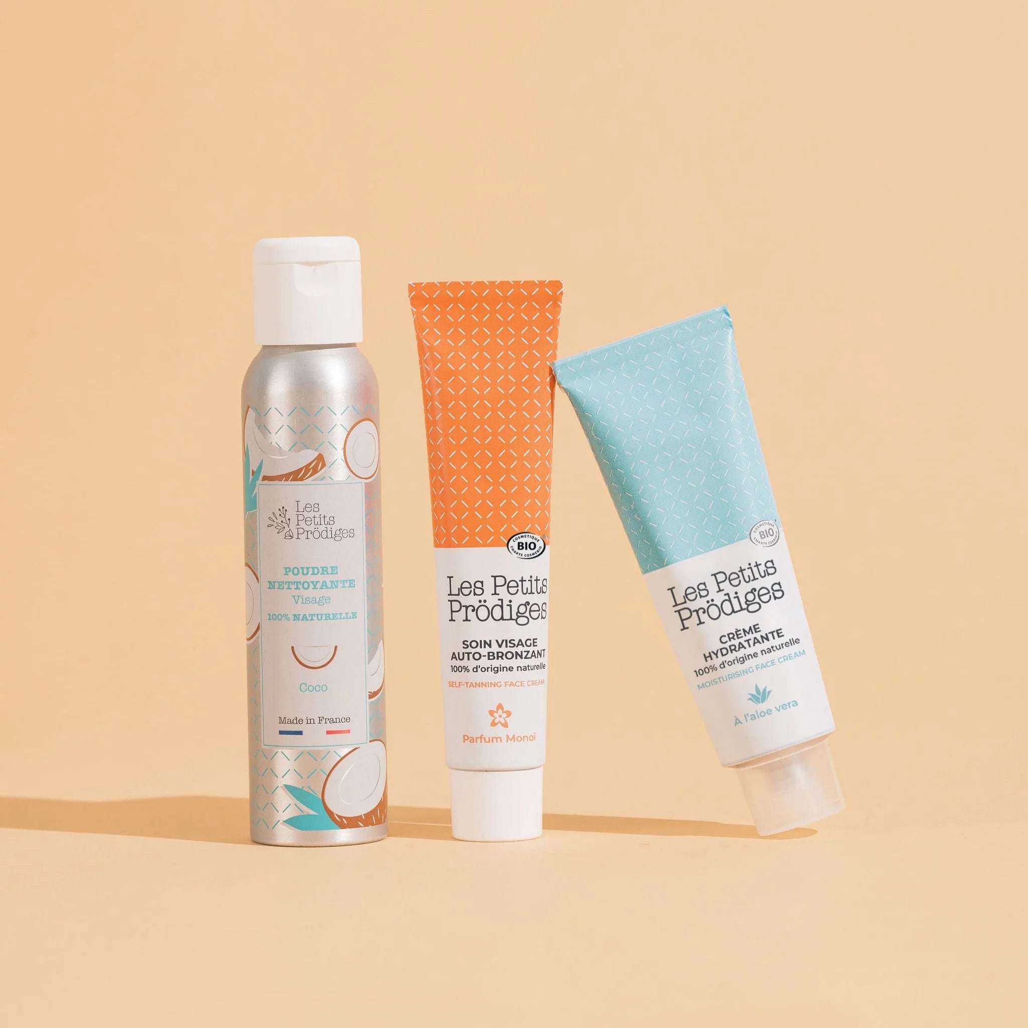 les-petits-pr-diges-la-skincare-routine-coffret-trio-poudre-coco-cr-me-l-g-re-au image 2